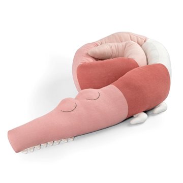 Sebra Sleepy Croc Strikket Pude - Blossom Pink